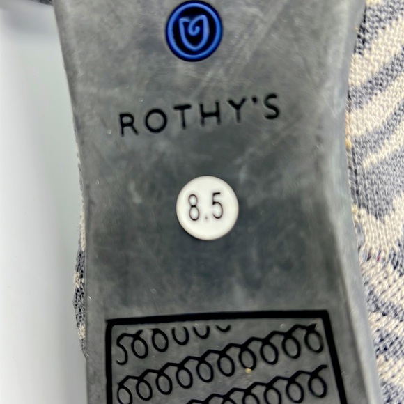 COPY - Rothy’s grey zebra color shoes for women size 8.5 - Picture 6 of 8